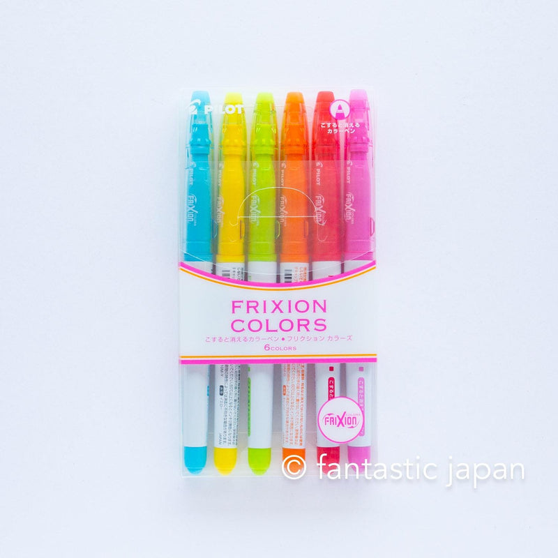 PILOT Frixion colors set of 6 colors / Erasable Highlighter