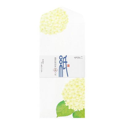 Japanese Echizen washi letter pad and envelops -hydrangea-