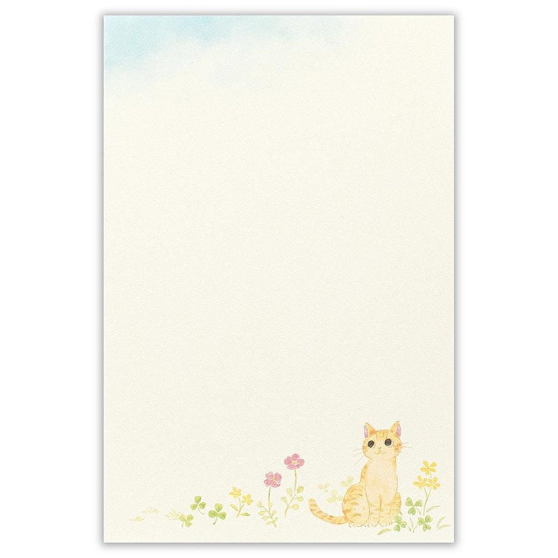 Japanese Washi Writing Letter Pad and Envelopes -with the wild winds-