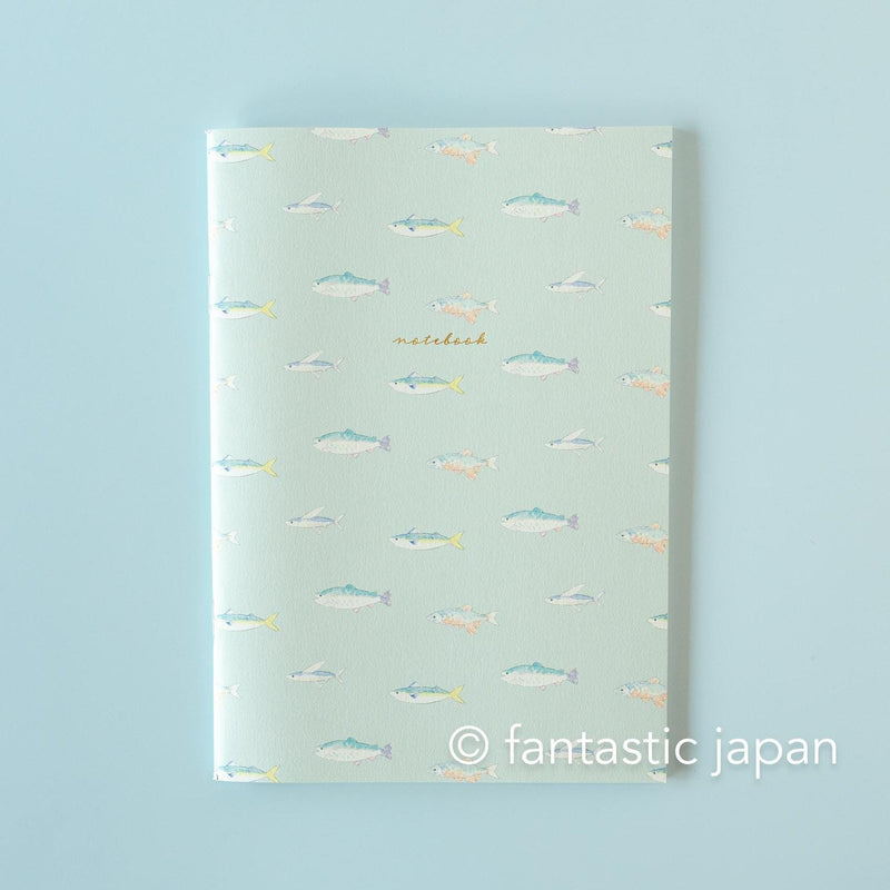 A5 size everyday notebook -fish-