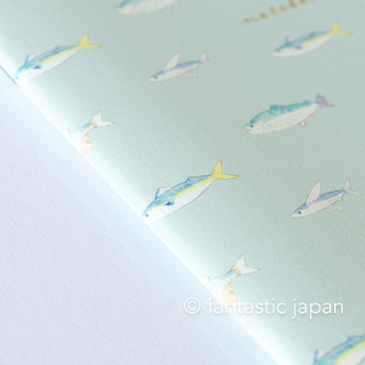 A5 size everyday notebook -fish-