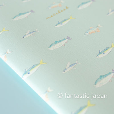 A5 size everyday notebook -fish-