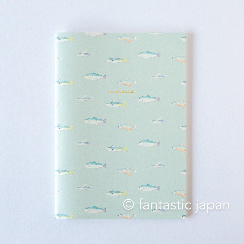 A5 size everyday notebook -fish-