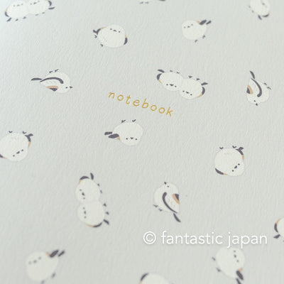 A5 size everyday notebook -long tailed tit-