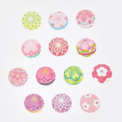 bande Masking Washi Roll Sticker -temari ball-