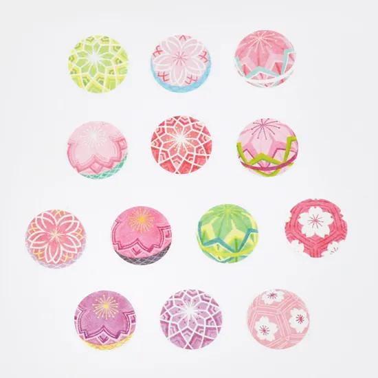 bande Masking Washi Roll Sticker -temari ball-