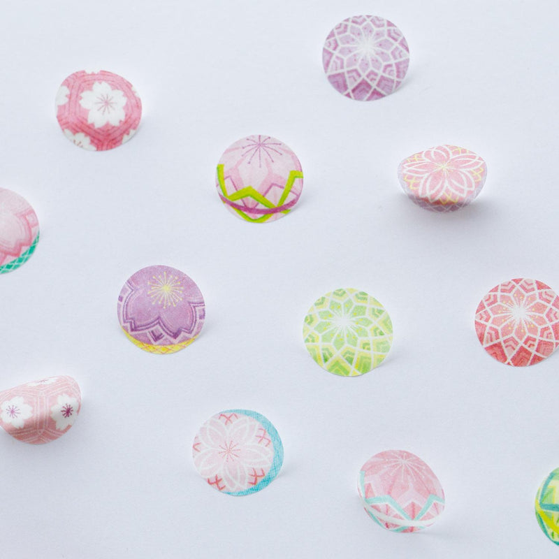 bande Masking Washi Roll Sticker -temari ball-