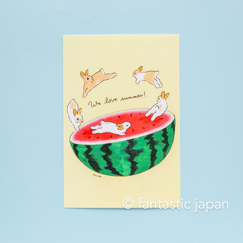 Schinako Moriyama post card -We love summer-
