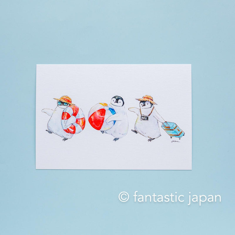 oton-atelier post card -Go to the sea-