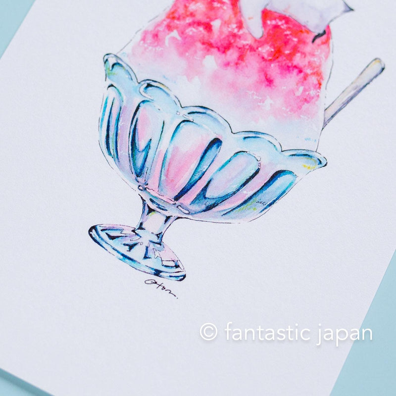 oton-atelier post card -Cool penguin-