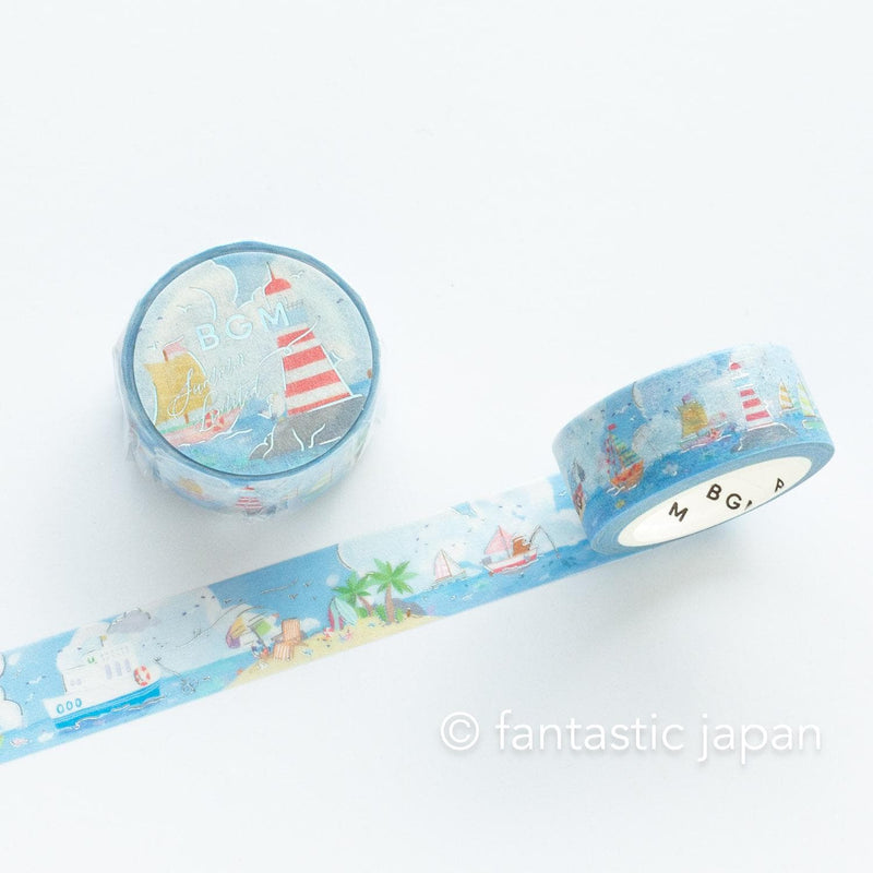Washi tape -harbour in summer-