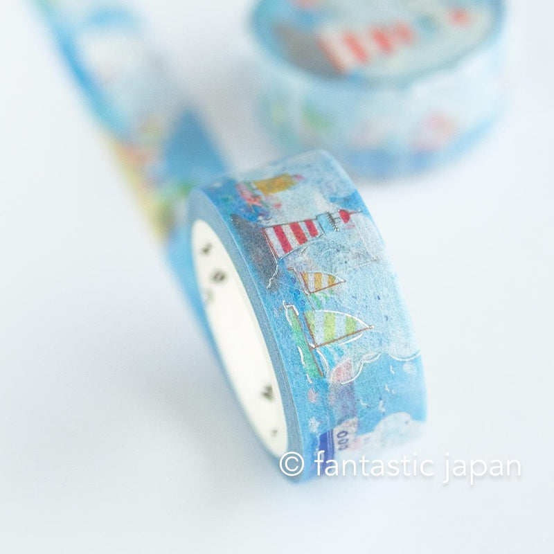 Washi tape -harbour in summer-