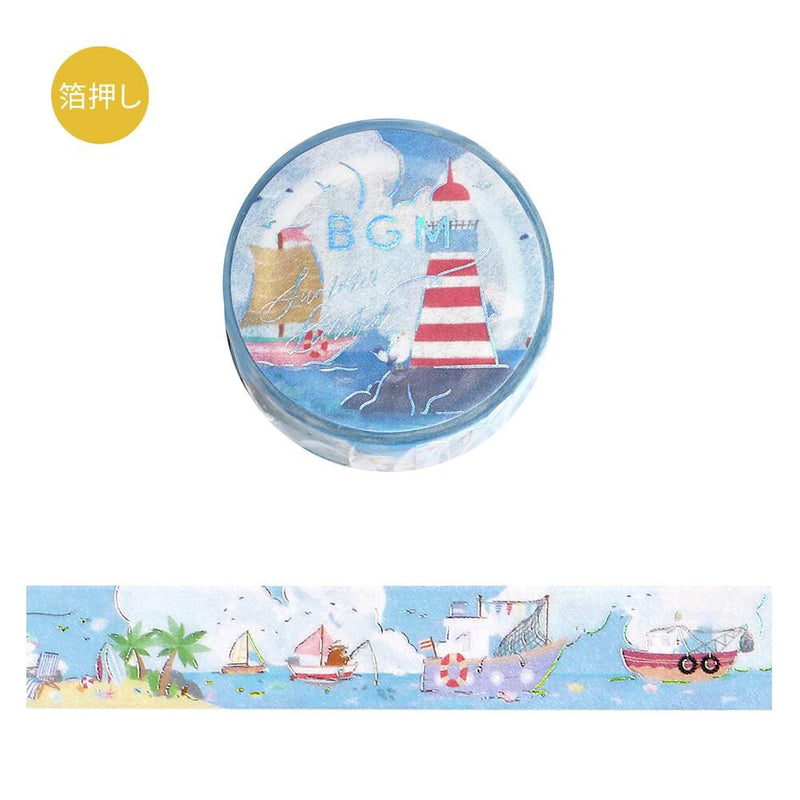 Washi tape -harbour in summer-