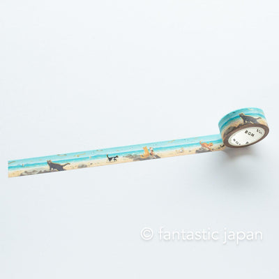 Washi tape -summer cats on the beach