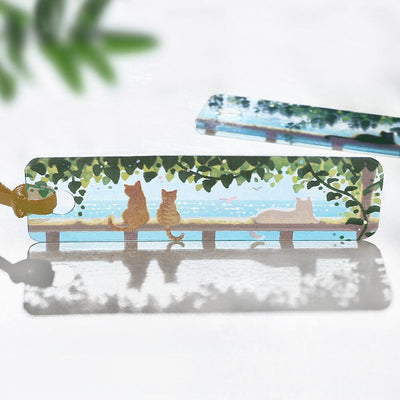 PET clear Tape -Cat under the pergola-