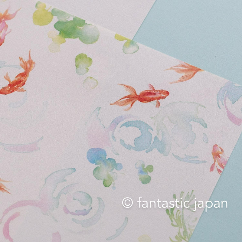 Summer letter set -goldfish-