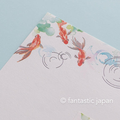 Summer letter set -goldfish-