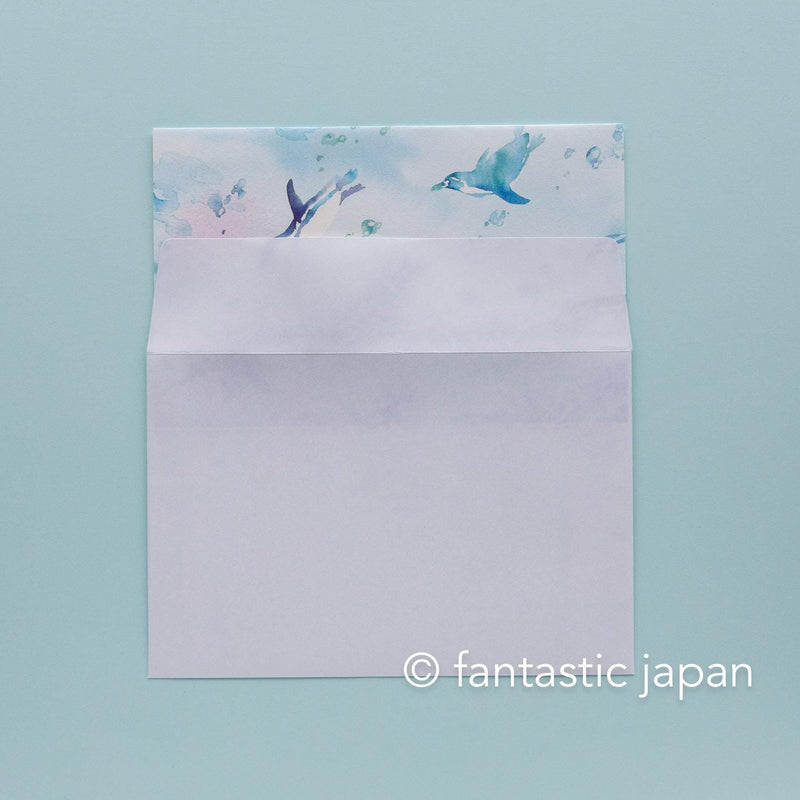 Summer letter set -penguin-