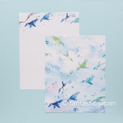 Summer letter set -penguin-