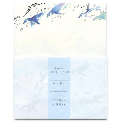 Summer letter set -penguin-