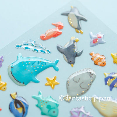 MIND WAVE summer drop sticker -sea paradise-