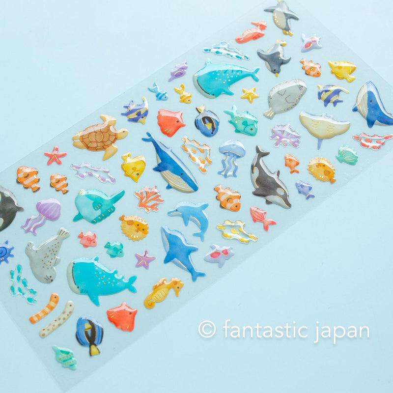 MIND WAVE summer drop sticker -sea paradise-