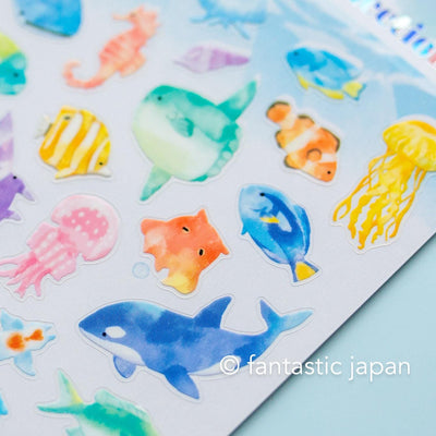 MIND WAVE summer sticker -sea creature-