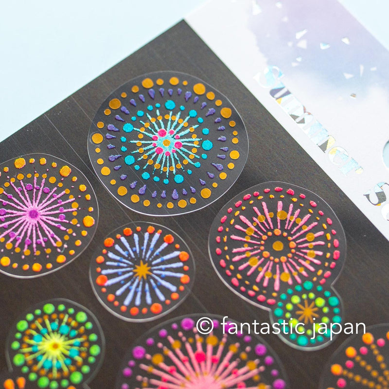 MIND WAVE summer sticker -fireworks-