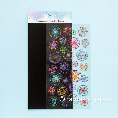 MIND WAVE summer sticker -fireworks-