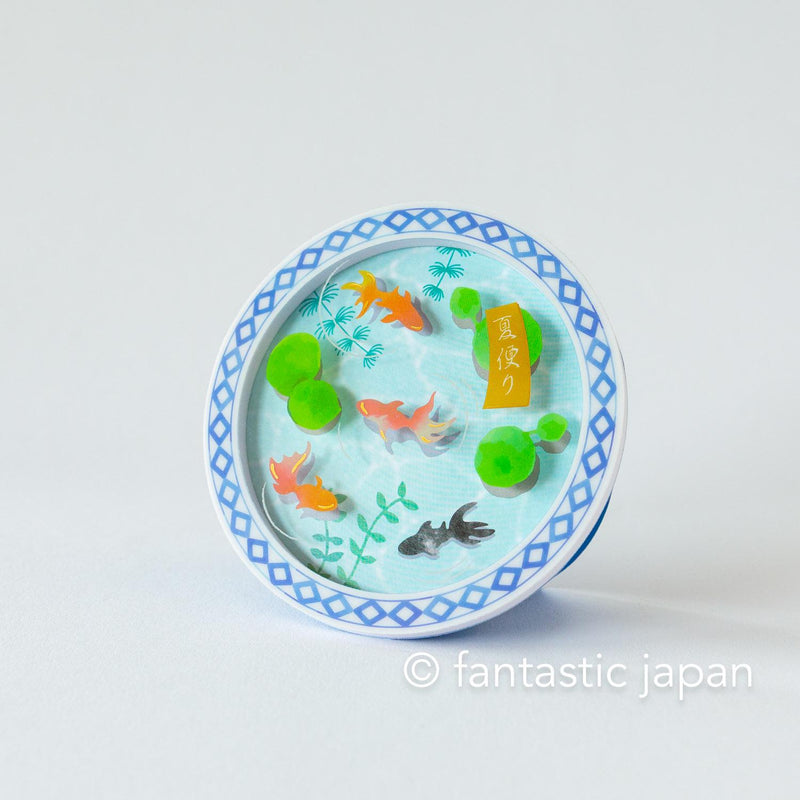 Summer mini card -goldfish-