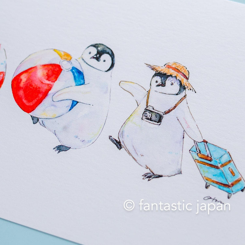 oton-atelier post card -Go to the sea-