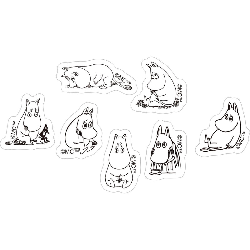 MOOMIN face sticker -THINKING-