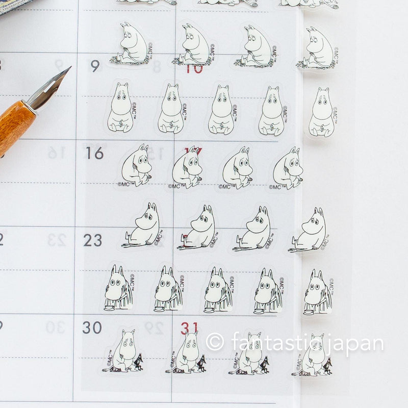 MOOMIN face sticker -THINKING-