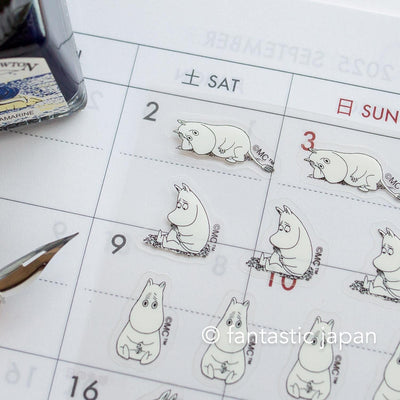 MOOMIN face sticker -THINKING-