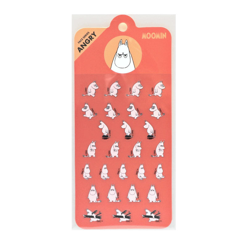 MOOMIN face sticker -ANGRY-