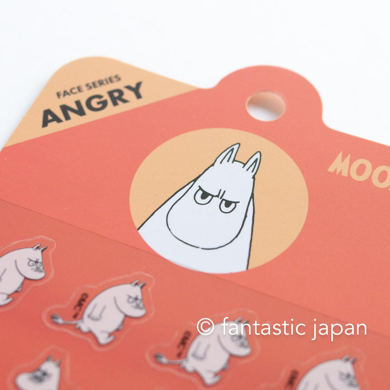 MOOMIN face sticker -ANGRY-
