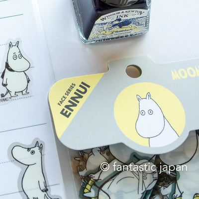 MOOMIN face flake sticker -ENNUI-