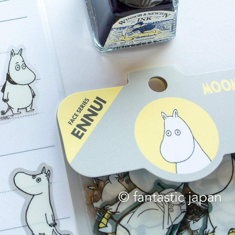 MOOMIN face flake sticker -ENNUI-