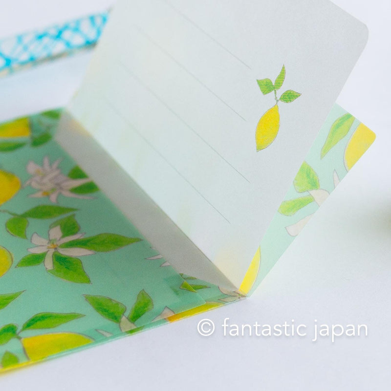 mini letter set / Clair -Citron-