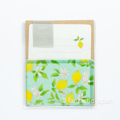 mini letter set / Clair -Citron-