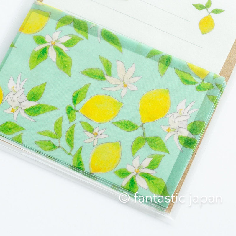 mini letter set / Clair -Citron-