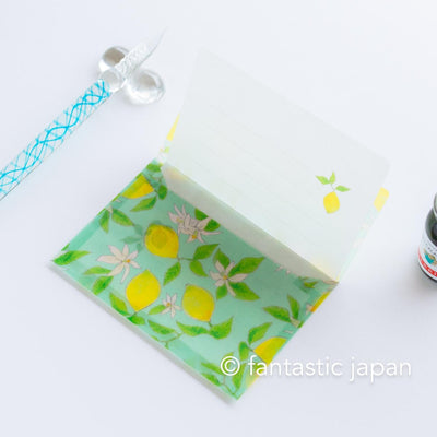 mini letter set / Clair -Citron-