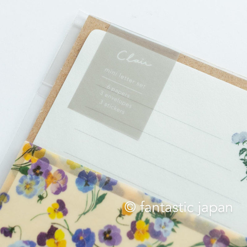 mini letter set / Clair -Viola-