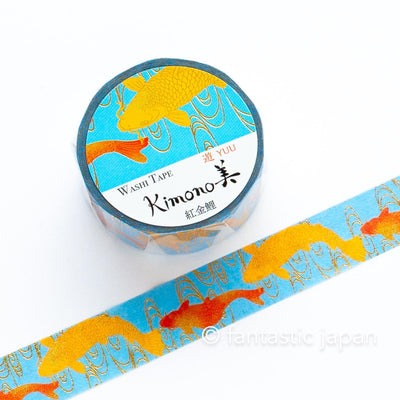 Gold Foil  Masking Tape -red and gold nishikigoi- / kamiiso sansho