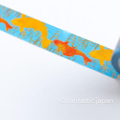 Gold Foil  Masking Tape -red and gold nishikigoi- / kamiiso sansho