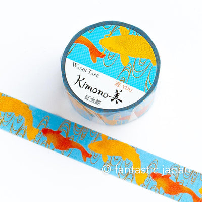 Gold Foil  Masking Tape -red and gold nishikigoi- / kamiiso sansho