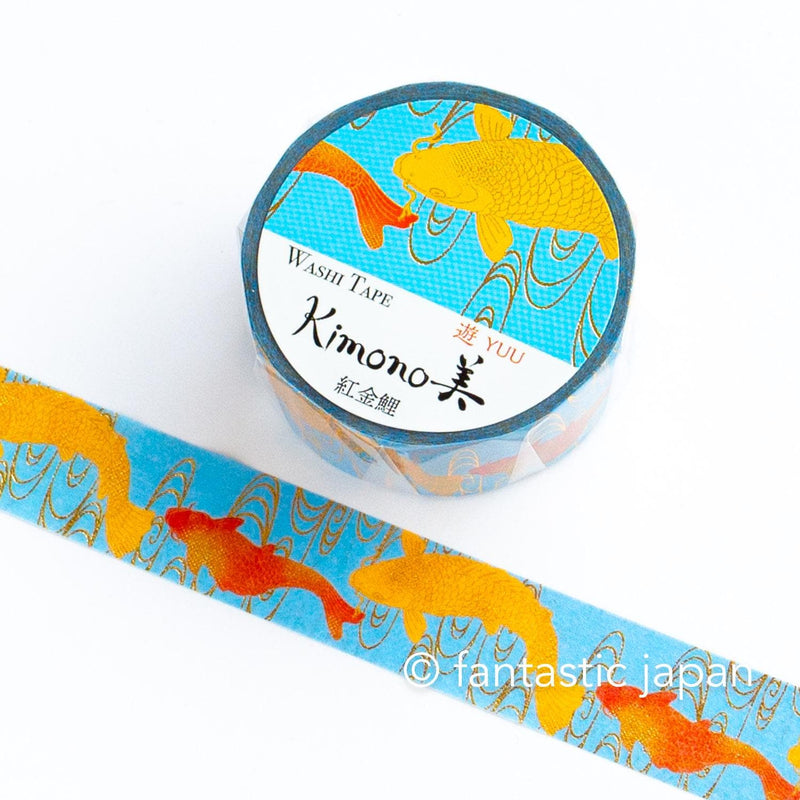Gold Foil  Masking Tape -red and gold nishikigoi- / kamiiso sansho