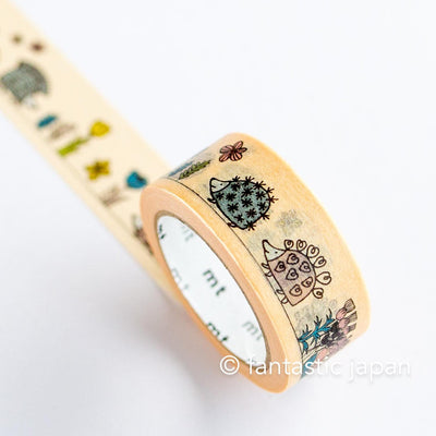 mt washi tape / Lisa Larson -Hedgehog garden-