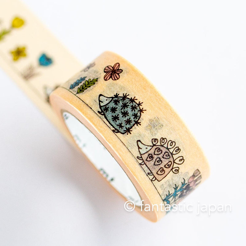 mt washi tape / Lisa Larson -Hedgehog garden-