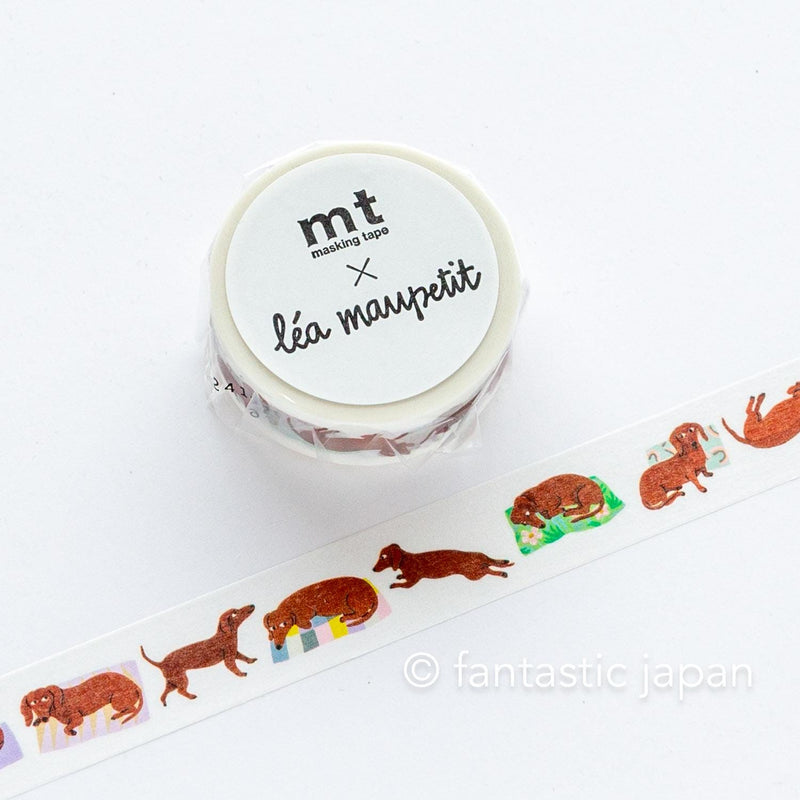 mt washi tape / Lea Maupetit -Sausage dog-